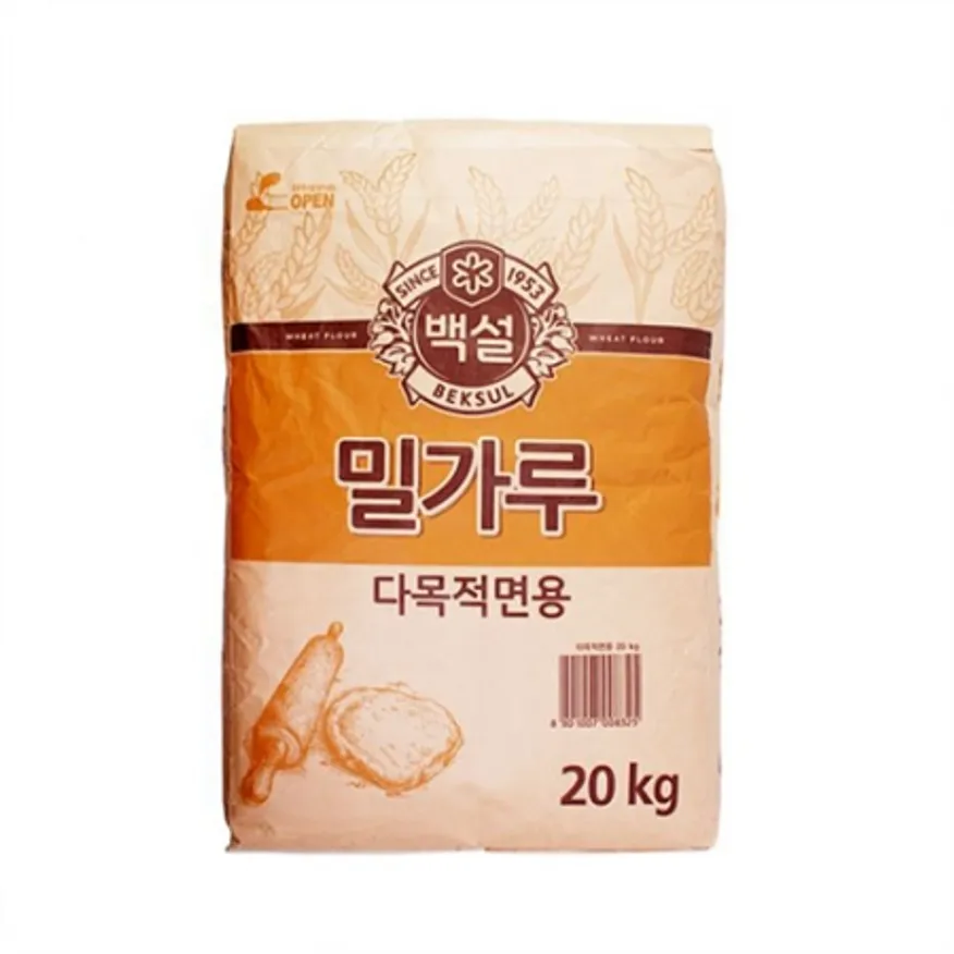 백설 밀가루(다목적용 20Kg/EA) 이미지