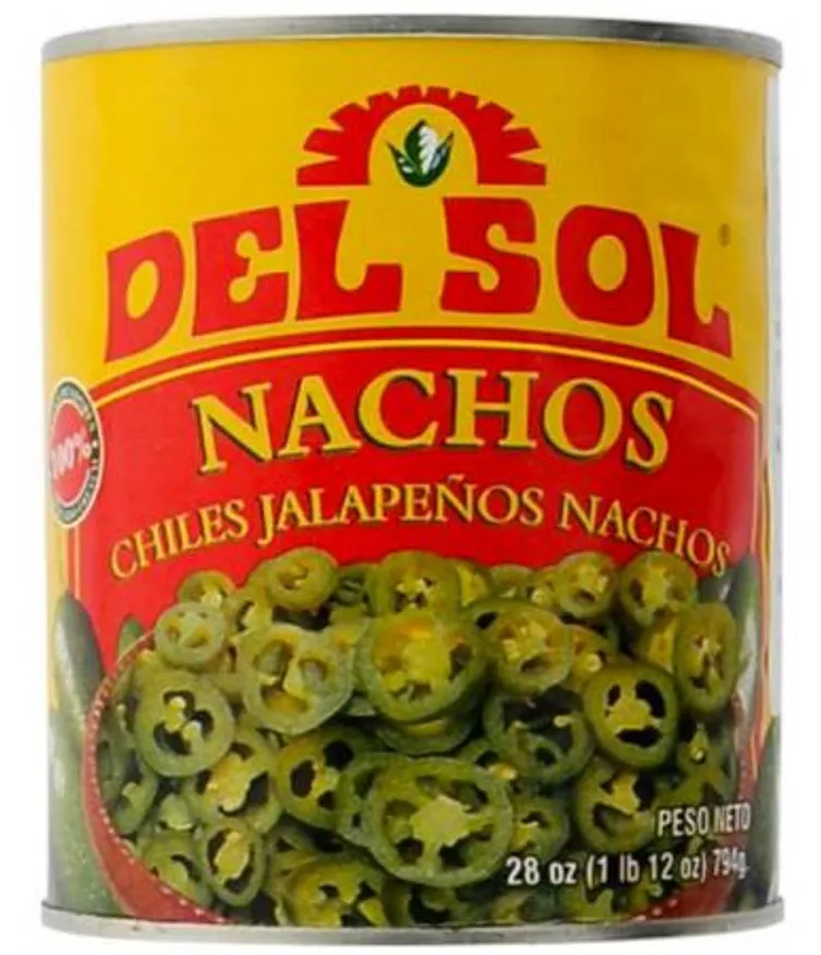 Del Sol 델솔 나쵸 슬라이스 할라페뇨 할라피뇨 할라피노 페퍼스 2.892kg 약 3kg 이미지