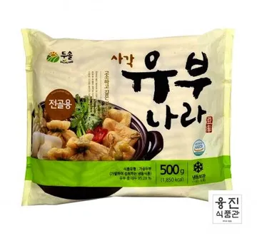 두솔 사각 유부나라 500g /  전골용 유부김밥 유부장국