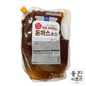 면사랑 프리미엄 부어먹는 돈까스소스 2kg /양식돈소스 사과퓌레 과일향 토마토 페이스트