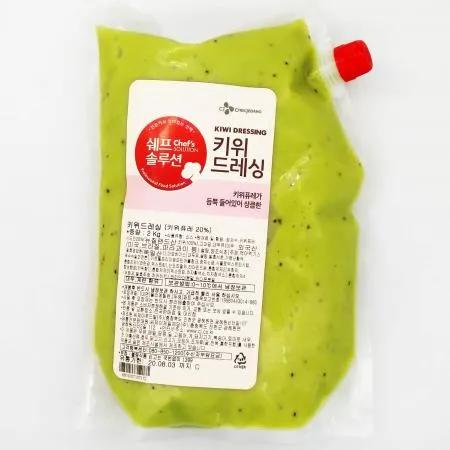 CJ제일제당 쉐프솔루션 키위드레싱 2kg / 치킨 양상추 파스타 콥 샐러드 드레싱 토스트