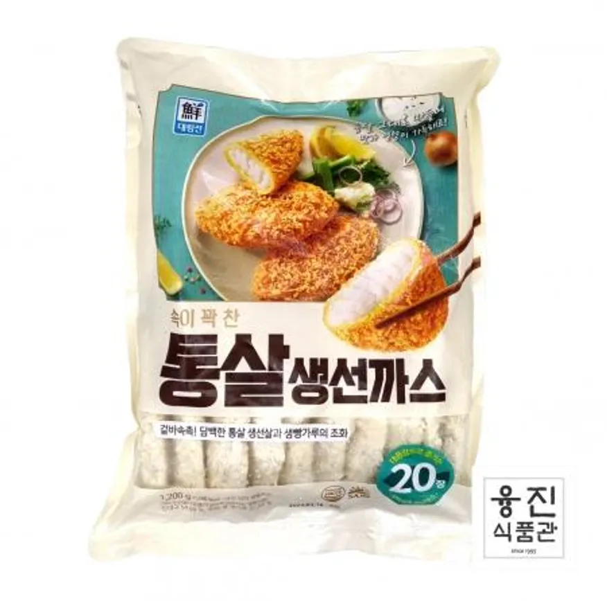 대림선 생선까스 1,200g / 아이들 영양간식 새꼬리민태 냉동까스 맥주 안주 이미지