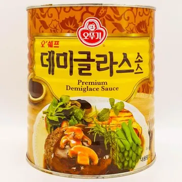 오뚜기 오쉐프 데미글라스 소스3kg / 함박 스테이크 바비큐 가츠동 돈까스 그레이비 소스