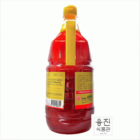 오뚜기 오쉐프 스위트칠리소스 2.1kg/월남쌈 달콤 칠리 매콤달콤 튀김 이미지