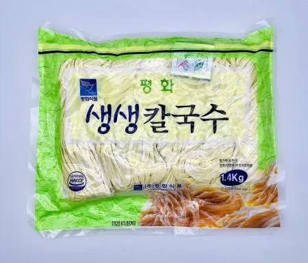 평화 생생 칼국수 1.4kg × 5개  / 칼국수사리 칼국수면 생면 업소용