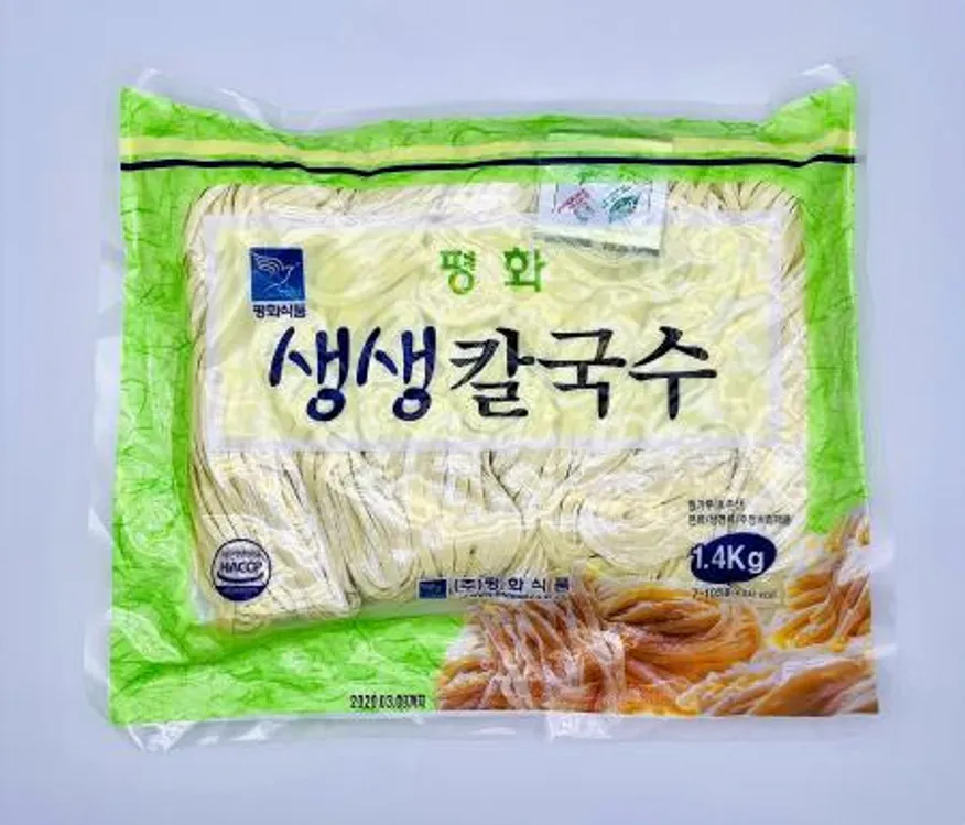 평화 생생 칼국수 1.4kg × 5개 / 칼국수사리 칼국수면 생면 업소용 이미지