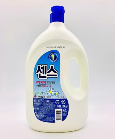 LG생활건강 센스 주방세제 1.95L 2kg / 친환경 야채과일 세정 1종 주방세제 퐁퐁