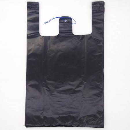 비닐봉투 검은색 중(24×28cm) / 검정색 백색 슈퍼 마트 시장 약국 포장 폴리백 비닐 봉지 생활