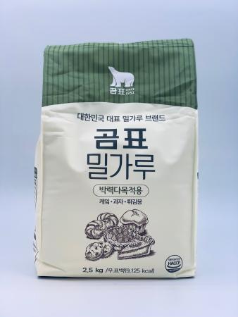 곰표 박력 밀가루 2.5kg / 대한제분, 케이크, 과자, 튀김용, 박력분 이미지