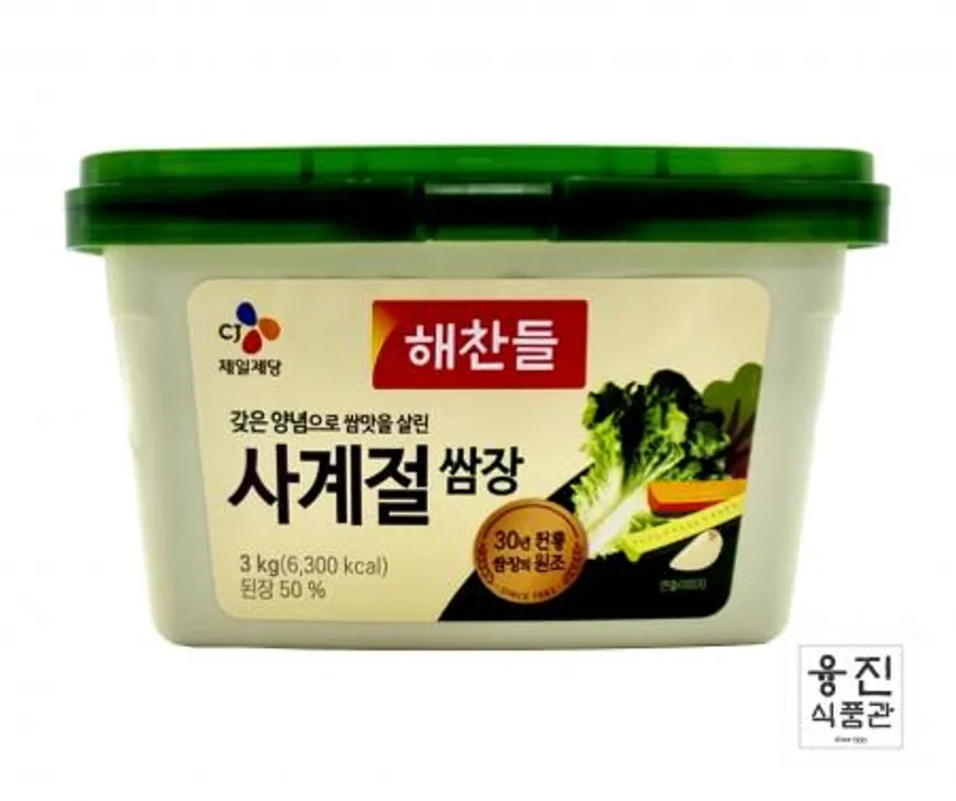 CJ제일제당 해찬들 사계절쌈장 3kg 이미지