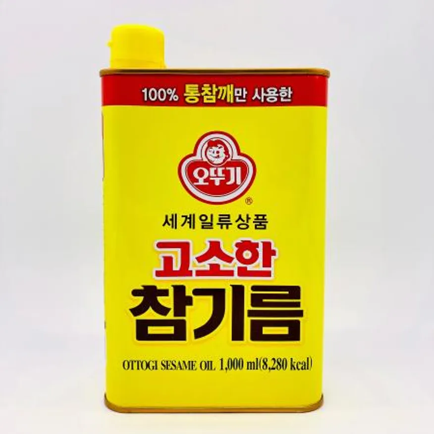 오뚜기 고소한 참기름 1L / 식자재 대용량 참기름 이미지