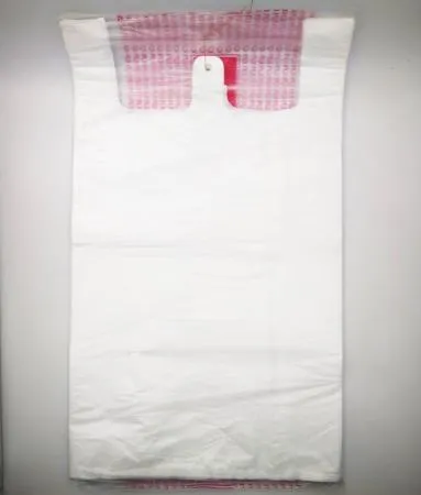 일신 손잡이 봉투 백색 5호(35×48cm) / 슈퍼 마트 시장 약국 포장 폴리백 비닐 봉지 생활 이미지