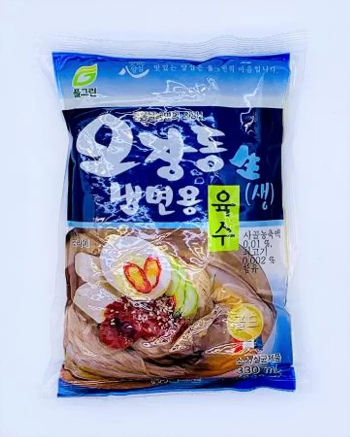 풀그린 오장동 냉면용 육수 330ml×5ea / 물냉면 비빔냉면 여름메뉴 여름별미 이미지