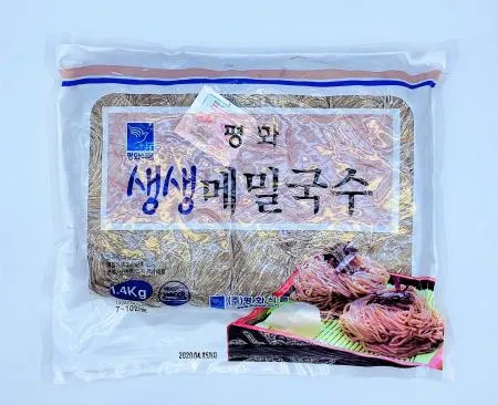 평화 생생 메밀국수 1.4kg / 메밀사리 모밀사리 냉모밀 업소용