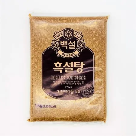 CJ 백설 흑설탕 1kg / 검은설탕 업소용 식자재