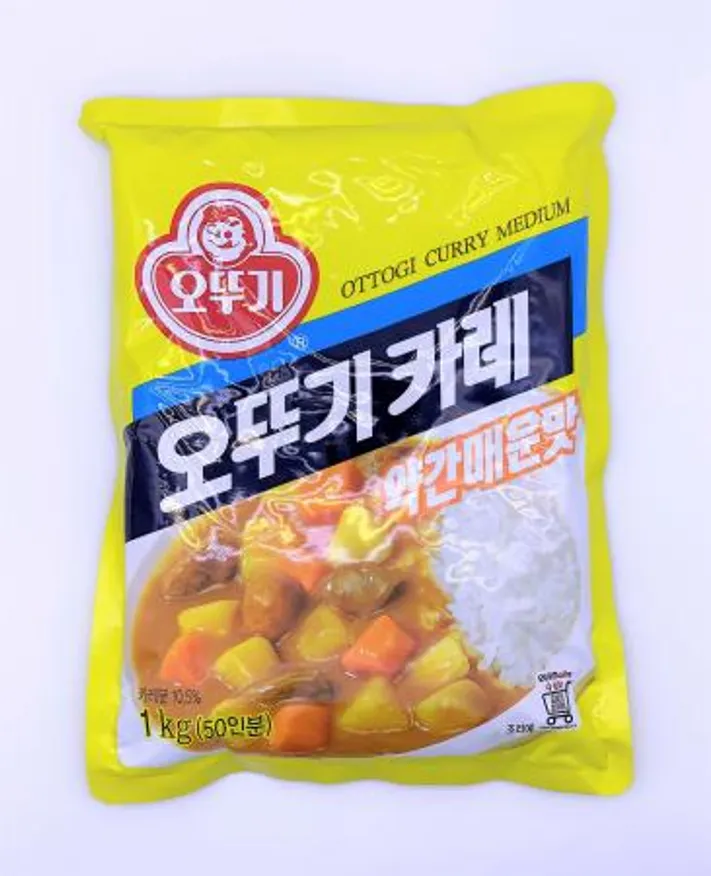 오뚜기 카레 분말 약간매운맛 1kg / 카레가루 카레라이스 대용량 업소용 50인분 과립형 이미지