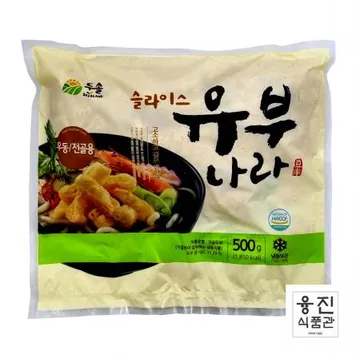 두솔 슬라이스 유부나라 500g / 우동용 전골용 유부김밥 유부장국