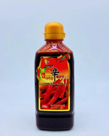 청우식품 캡사이신 매운맛 소스 550g / 액상 불닭 매운닭발 매운떡볶이 만들기 이미지