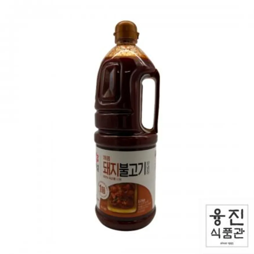 CJ 백설 매콤한 돼지 불고기 양념 2.2kg / 불고기 소스 대용량 업소용 이미지