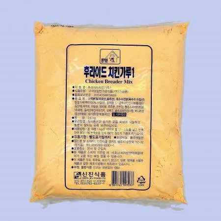 신진식품 한지붕 후라이드 치킨가루1 2.5kg / 치킨파우더 닭튀김가루 브레더믹스 이미지