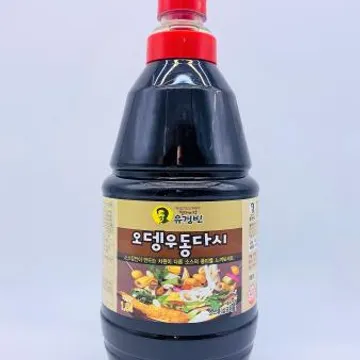 이엔푸드 절대미각 유경빈 오뎅 우동다시 1.8L / 가쓰오부시 우동국물 쯔유 장국 소스