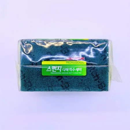 3M 스카치 브라이트 스펀지 다목적 수세미 5입 대형 90x150x30mm / 3M수세미 이미지