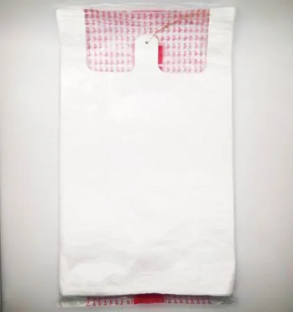 일신 손잡이 봉투 백색 4호(32×40cm) / 슈퍼 마트 시장 약국 포장 폴리백 비닐 봉지 생활 이미지