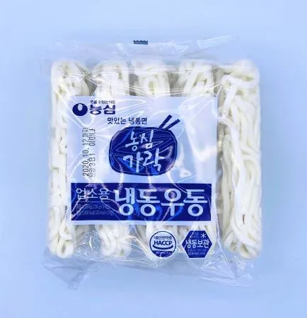 농심 가락우동면 업소용 1.25kg (250g x 5개) / 냉동면 우동사리