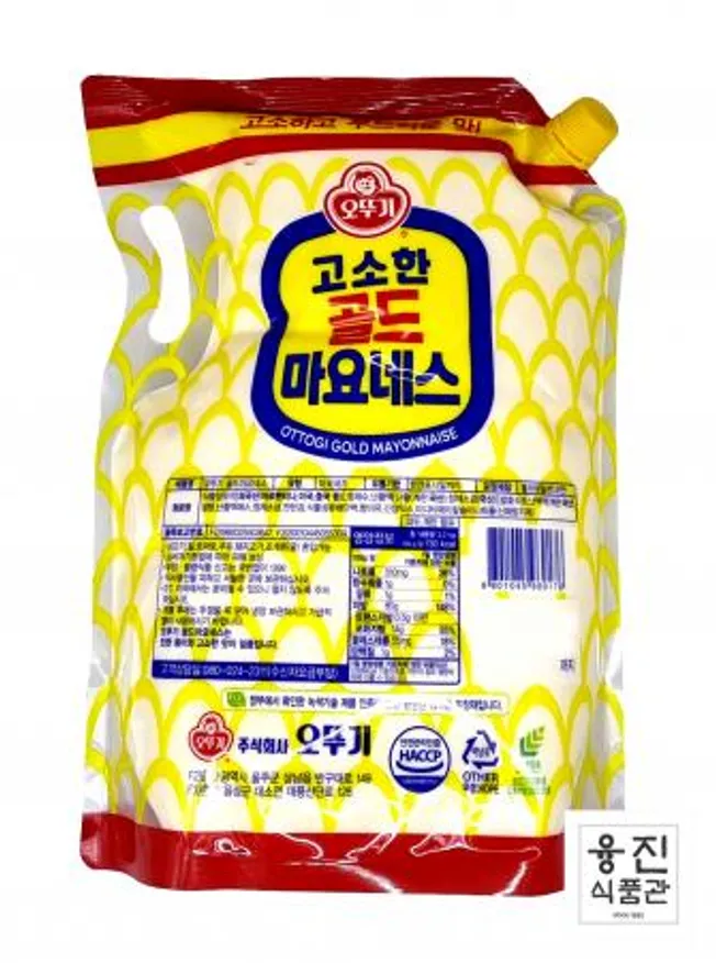 오뚜기 골드 마요네즈 3.2kg (스파우드팩) / 업소용 식당용 단체급식용 스파우드팩 이미지