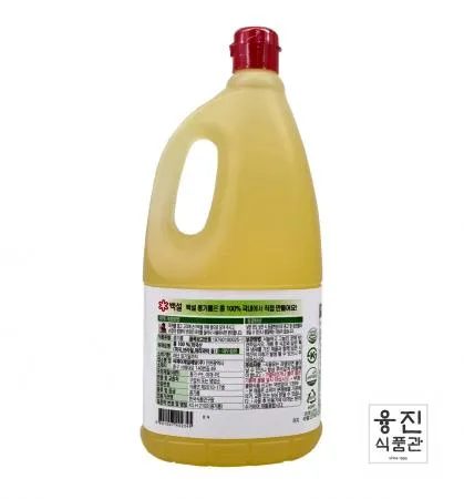 CJ 제일제당 백설 콩기름 1.8L / 식용유 볶음용 부침용 튀김용 이미지