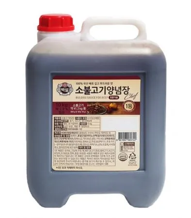 백설 소불고기 양념장 10kg