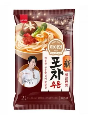 삼립 하이면 신포차우동 얼큰한맛 424g