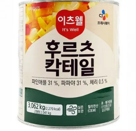 이츠웰 후르츠 칵테일 3.062kg