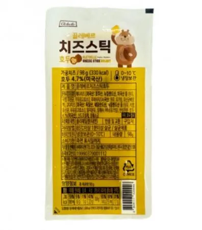 끌레베르 치즈스틱 (호두) 98g