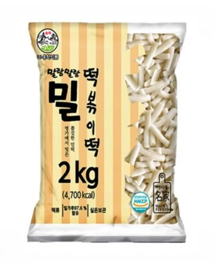 송학 밀떡볶이떡 2kg 이미지