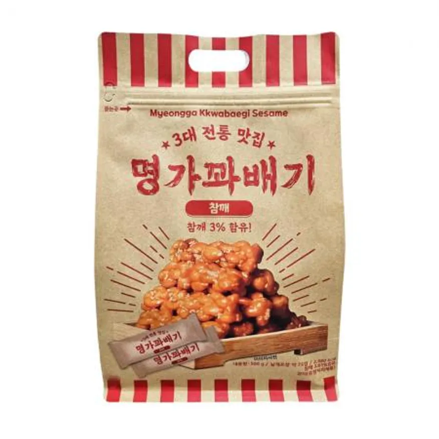 명가 꽈배기 참깨맛 500g 이미지