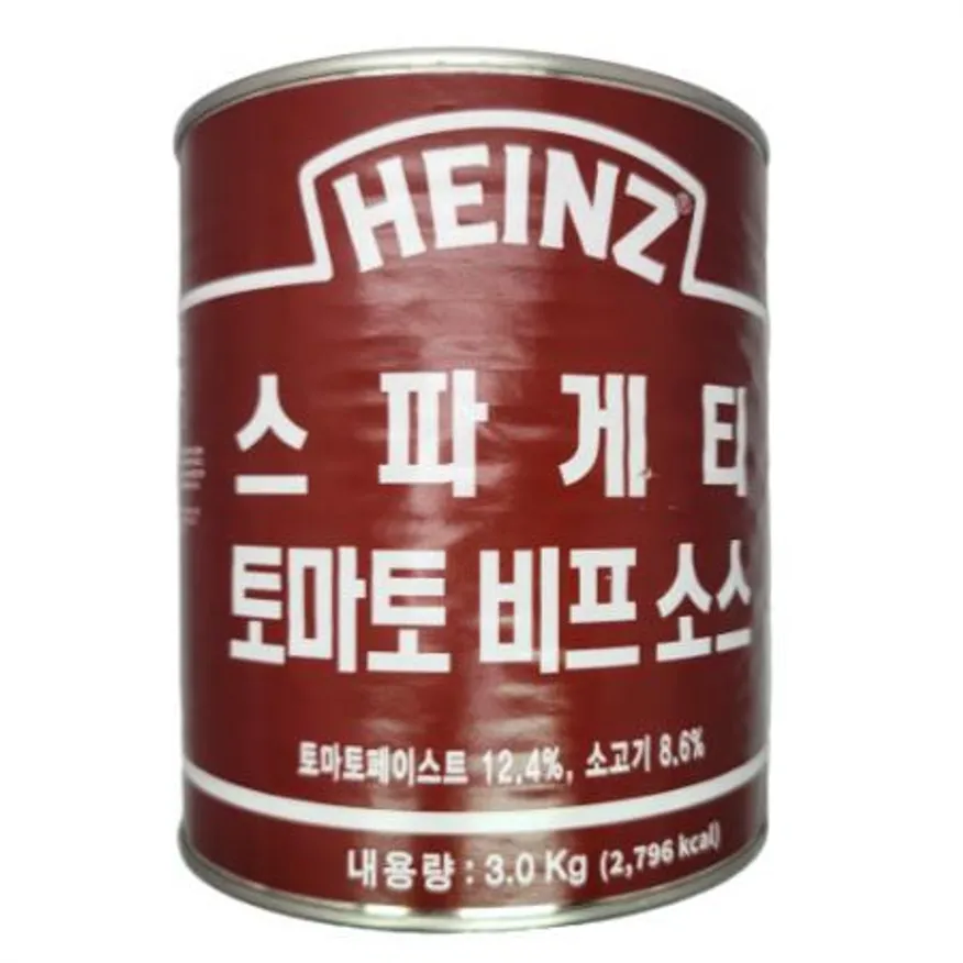 하인즈 스파게티 토마토 비프 소스 3kg 이미지