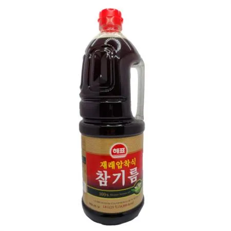 [무료배송] 해표 재래압착식 참기름 1.8L (참깨분100%)