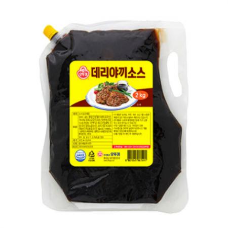 오뚜기 데리야끼소스 2kg 스파우트