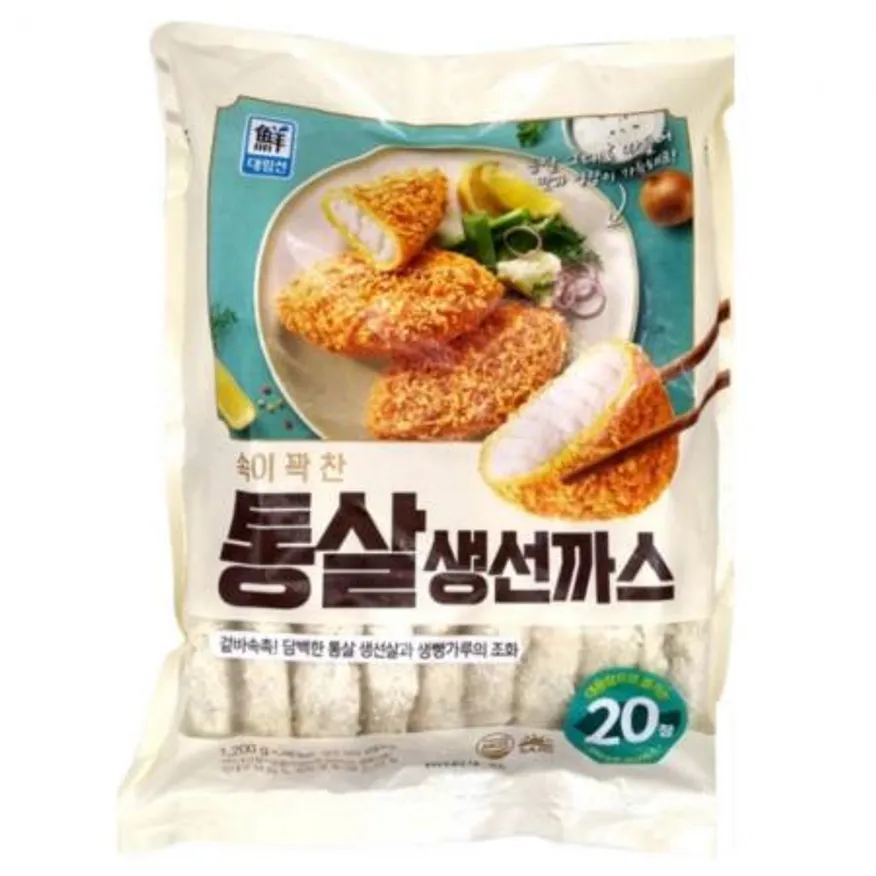 대림 통살 생선까스 1.2kg 커틀렛 튀김 이미지