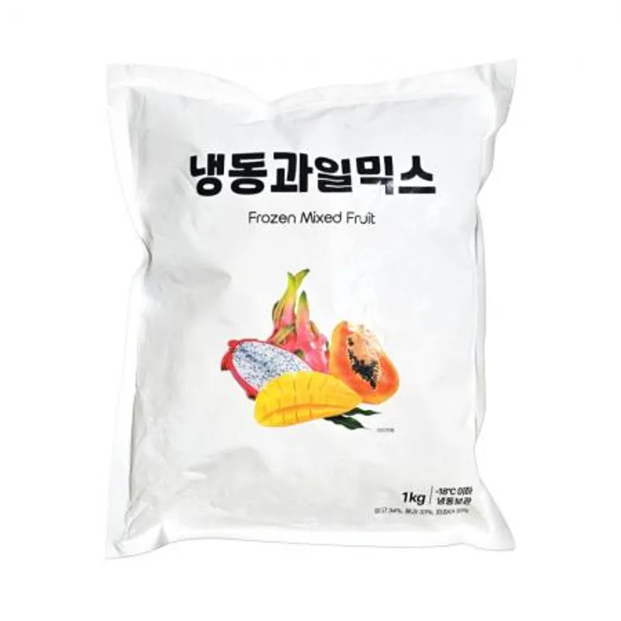 냉동 3종 열대과일 믹스 1kg (용과/망고/파파야) 이미지