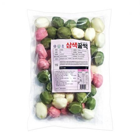 삼색 꿀떡 1kg 꿀송편