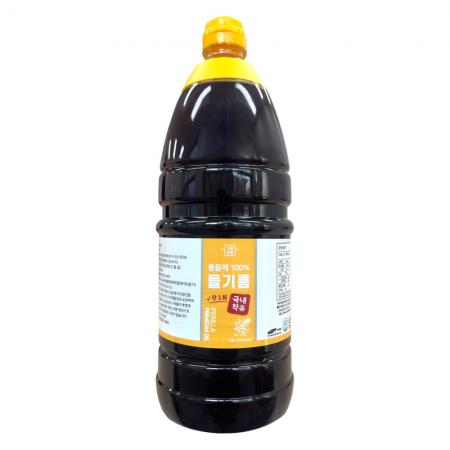 한식품 들기름 1.8L 원액 100% 들깨기름 이미지