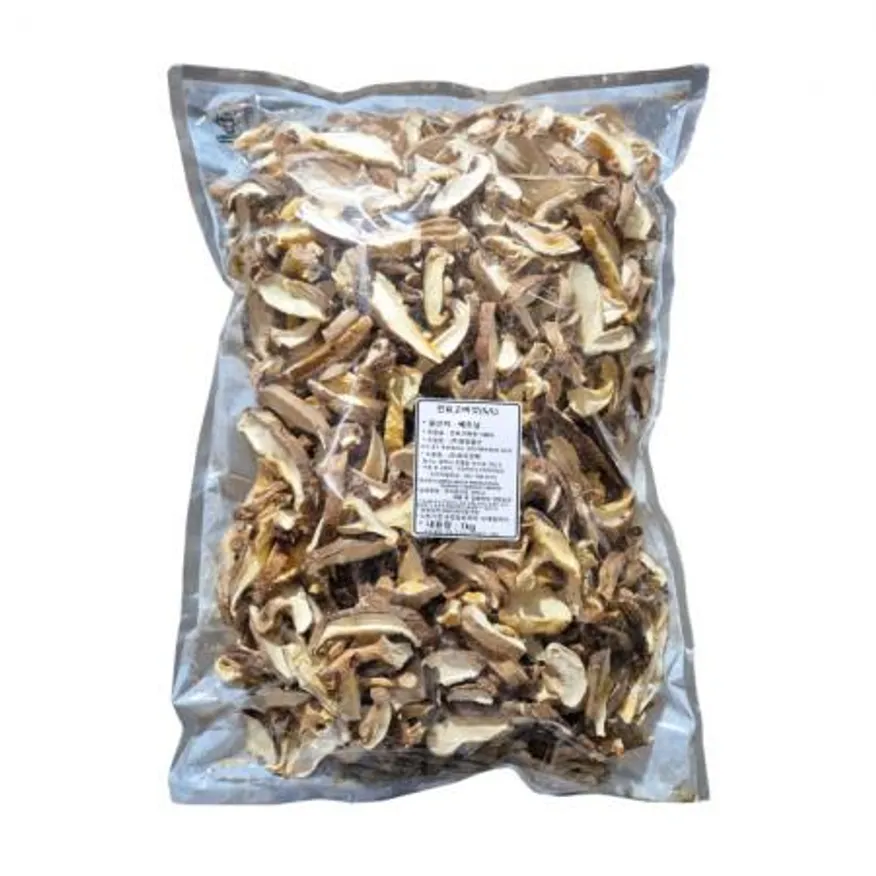 표고버섯 슬라이스 1kg 말린 마른 건표고 채 이미지