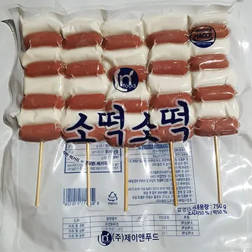 제이앤푸드 소떡소떡 꼬치 5입 750g