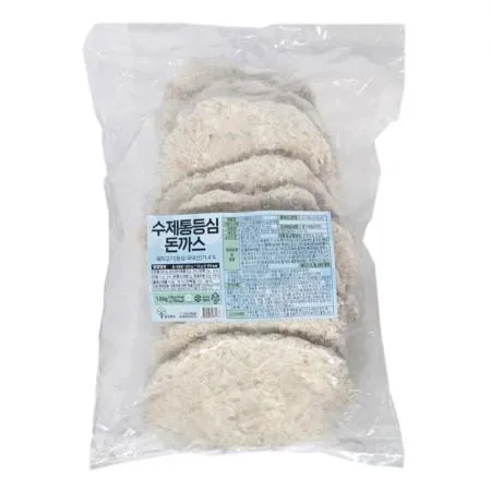 [무료배송] 수제 통 등심 돈까스 1.8kg (180gx10EA) 돈가스 경양식 왕돈까스 치즈