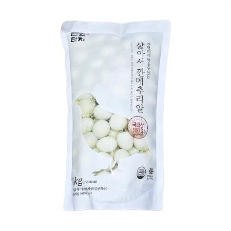삶은 메추리알 1kg 깐메추리알