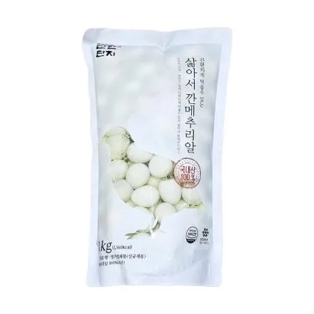 삶은 메추리알 1kg 깐메추리알