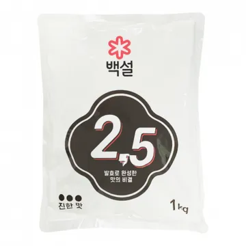 CJ 백설 바이오핵산2.5% 1kg MSG 조미료