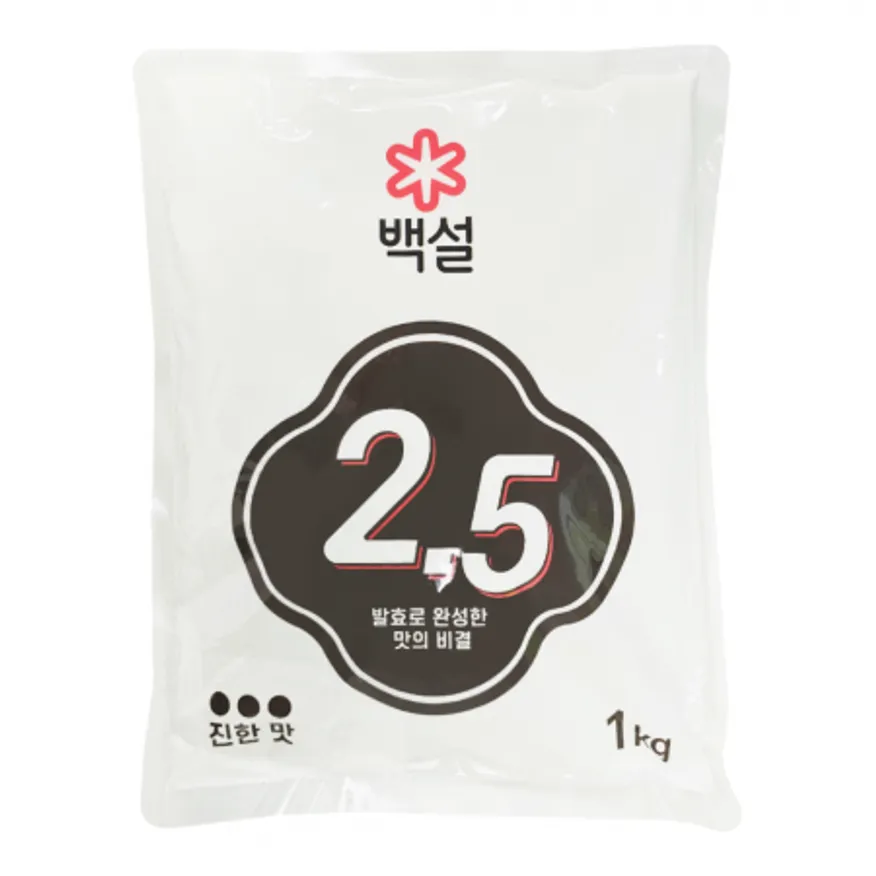 CJ 백설 바이오핵산2.5% 1kg MSG 조미료 이미지